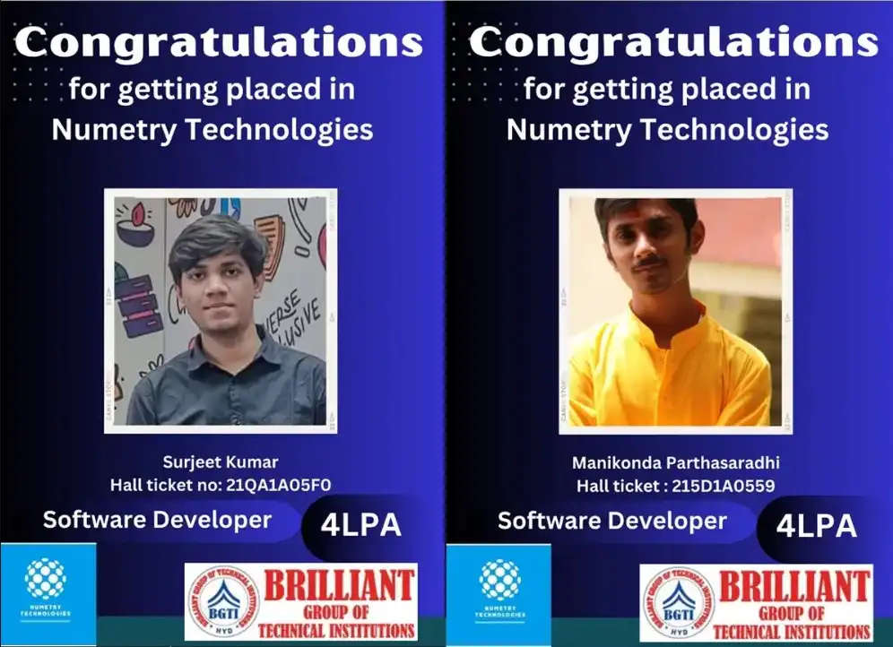 Campus Placement Drive BGTI