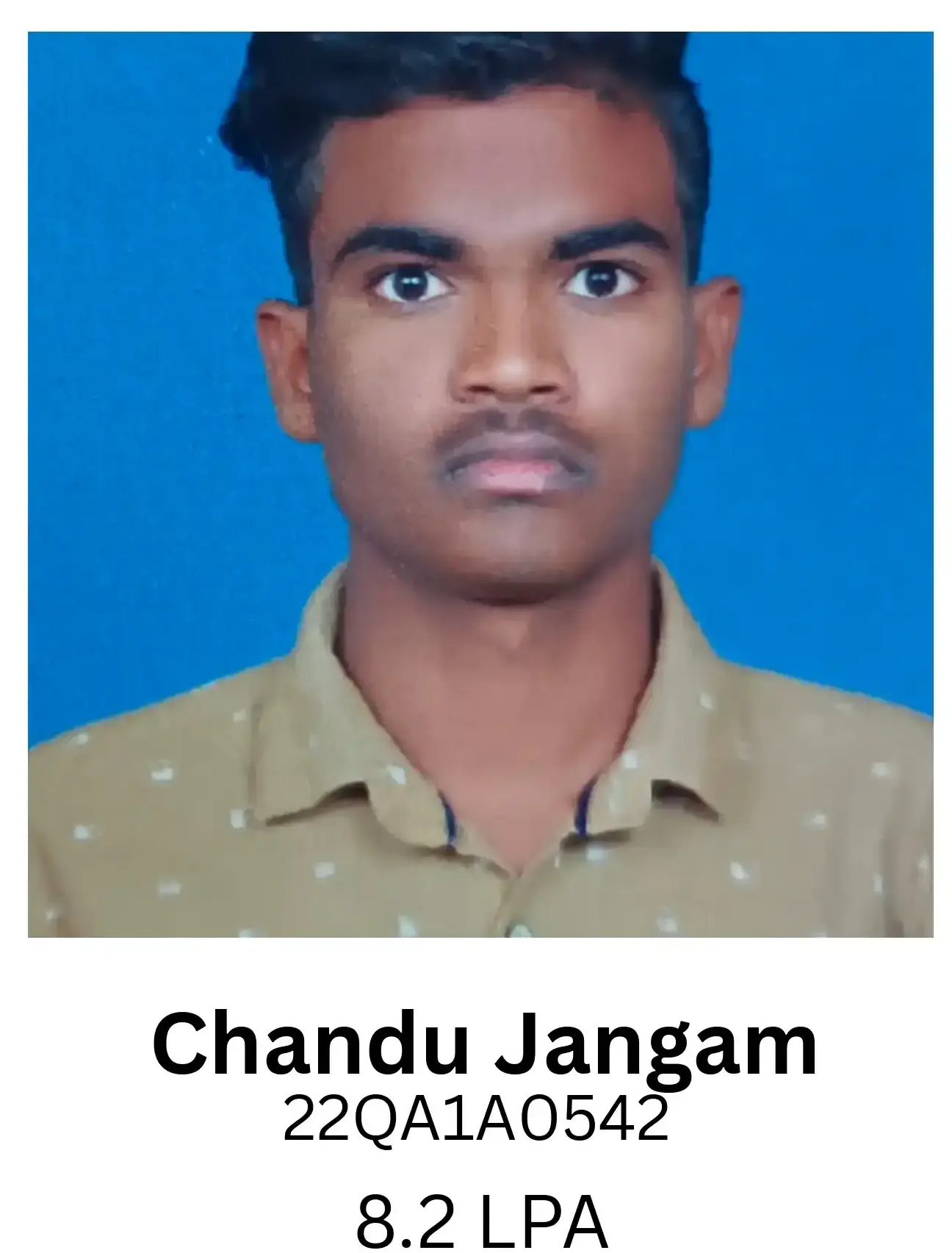 Chandu Jangam placed at IT NOVA | BGTI