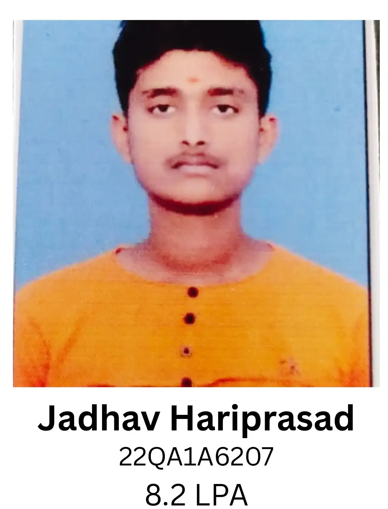 Jadhav Hariprasad placed at IT NOVA | BGTI