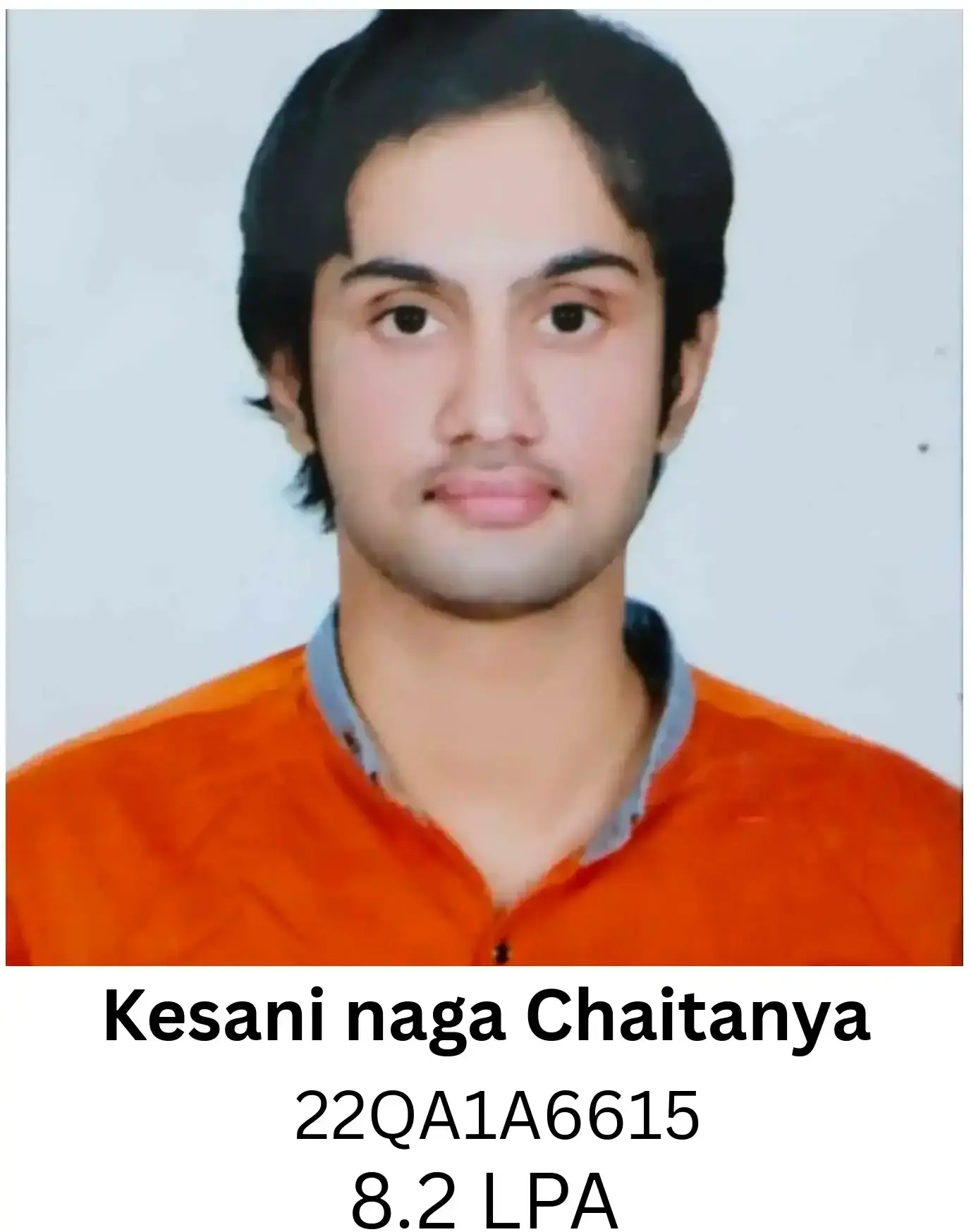 Kesani Naga Chaitanya placed at IT NOVA | BGTI