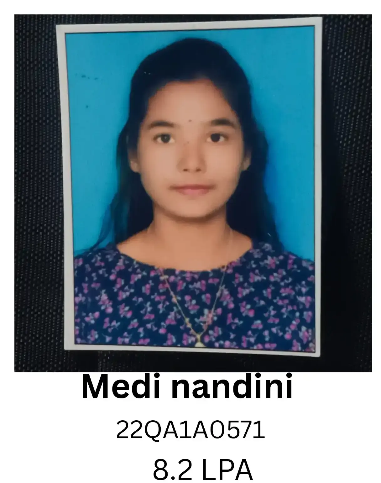 Meda Nandini placed at IT NOVA | BGTI