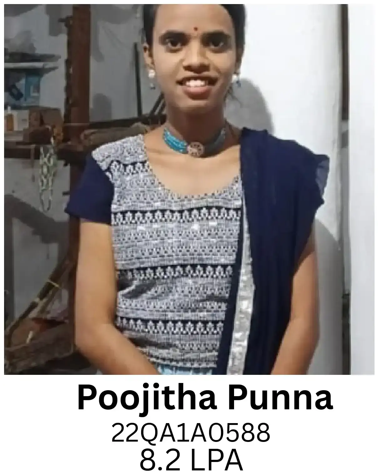 Poojitha Punna placed at IT NOVA | BGTI