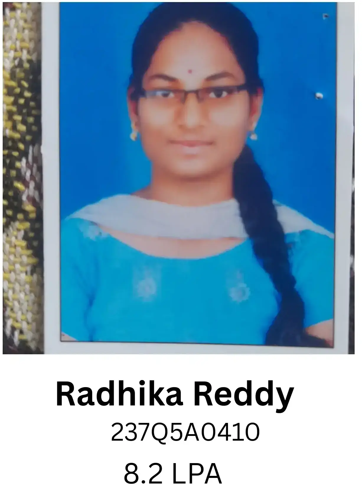Radhika Reddy placed at IT NOVA | BGTI