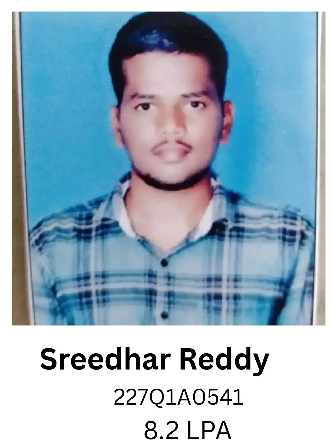 Sreedhar Reddy placed at IT NOVA | BGTI