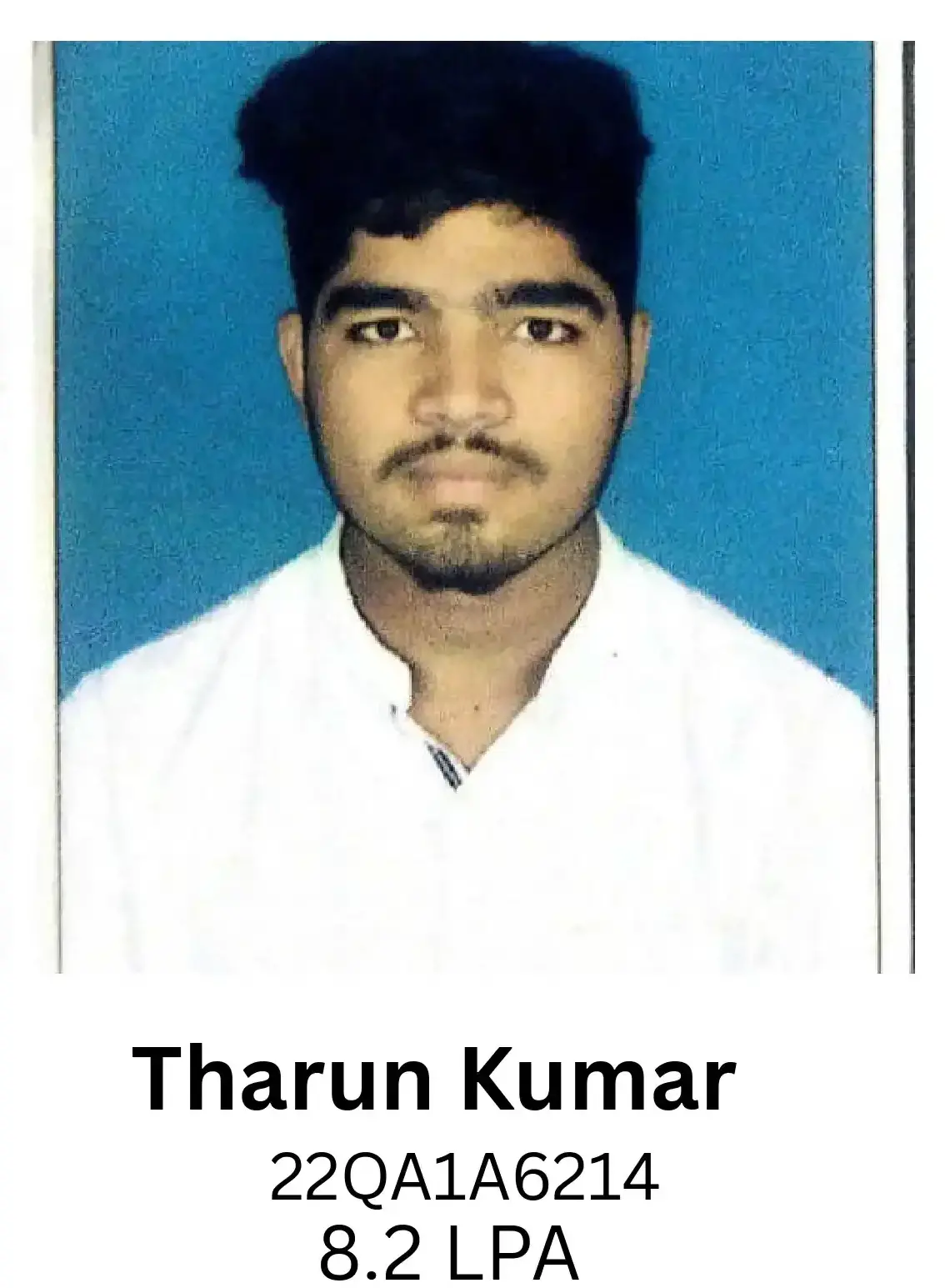 Tharun Kumar placed at IT NOVA | BGTI