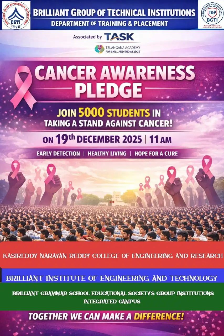 Cancer Awareness Pledge | BGTI