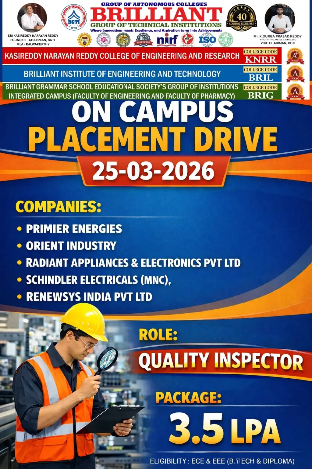 Schlinder and Premier Energies | BGTI