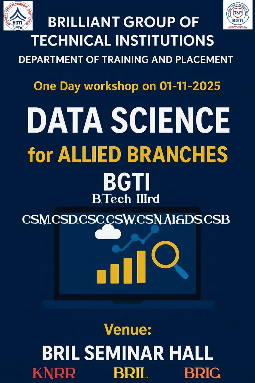 Data Science Workshop | BGTI