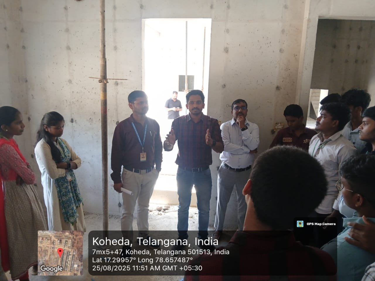CIVIL ENGINEERING - Mythri Ambuja Villa Project Visit 2025 - 4
